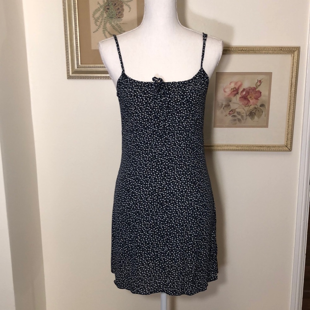 Brandy Melville Gingham Spaghetti Strap Dress